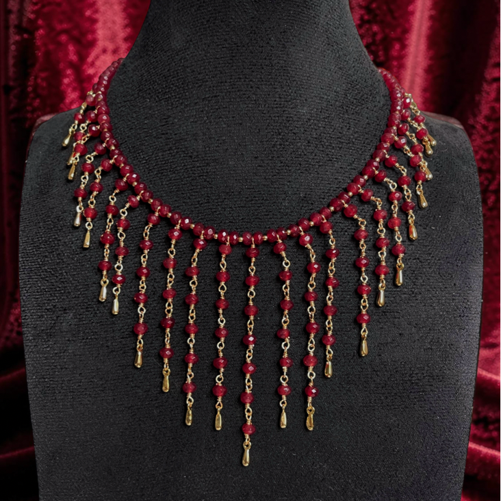 Cascata di giada rossa